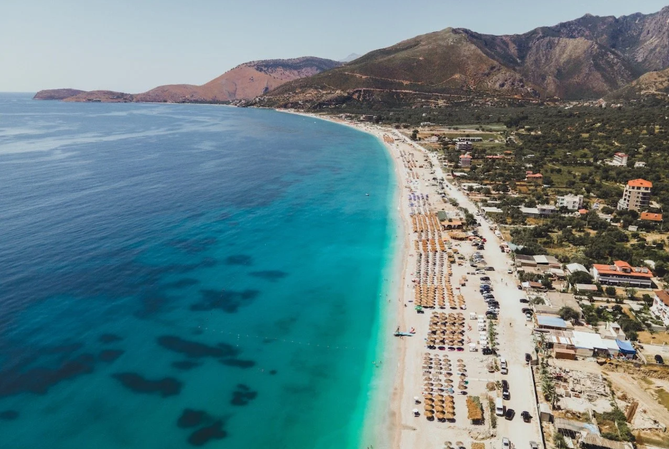 Borsh Beach, Borsh, Vlorë County, Albania